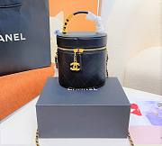 Fortok Chanel Case Bag in Black 15x10x16cm - 1