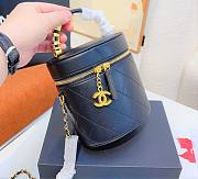 Fortok Chanel Case Bag in Black 15x10x16cm - 6