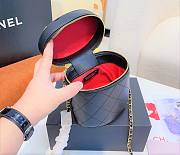 Fortok Chanel Case Bag in Black 15x10x16cm - 3
