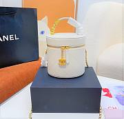 Fortok Chanel Case Bag in White 15x10x16cm - 1