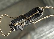Fortok Chanel 23P Chain Mini Half Moon Clutch Black - 5