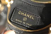 Fortok Chanel 23P Chain Mini Half Moon Clutch Black - 3