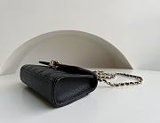 Fortok Chanel 23P Kelly Leather Handle Bag 18x10x4.5cm  - 5
