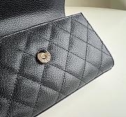 Fortok Chanel 23P Kelly Leather Handle Bag 18x10x4.5cm  - 2