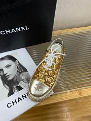 Fortok Chanel Loafers Gold - 6