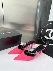Fortok Alexander Wand Pointed-toe High Heel Sandals Pink - 6
