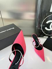 Fortok Alexander Wand Pointed-toe High Heel Sandals Pink - 4