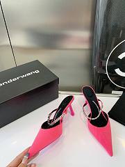 Fortok Alexander Wand Pointed-toe High Heel Sandals Pink - 2