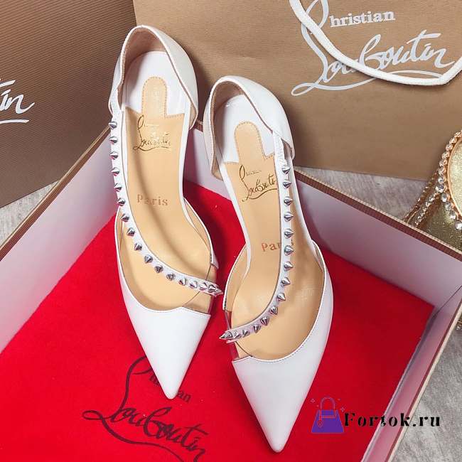 Fortok Christian Louboutin High Heels White - 1