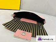Fortok Fendi Baguette Bag in Pink 19x14x4cm - 3