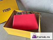 Fortok Fendi Pekapoo Cut Bag in Pink 11x20.5x14cm - 5