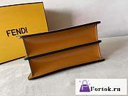 Fortok Fendi Pekapoo Cut Bag in Brown 11x20.5x14cm - 3