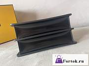 Fortok Fendi Pekapoo Cut Bag in Black 11x20.5x14cm - 4