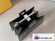 Fortok Fendi Pekapoo Cut Bag in Black 11x20.5x14cm - 3