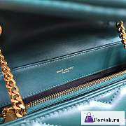 Fortok Saint Laurent Loulou Pufffer Green Bag 32×22×11cm - 6