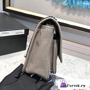 Fortok Saint Laurent Niki Bag Grey 533037 22x16.5x12cm - 2