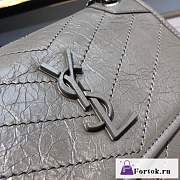 Fortok Saint Laurent Niki Bag Grey 533037 22x16.5x12cm - 5