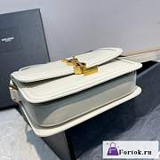 Fortok Saint Laurent Solferino Box Bag White 19cm - 5