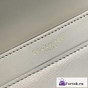 Fortok Saint Laurent Solferino Box Bag White 19cm - 3