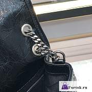 Fortok Saint Laurent Niki Bag Black 533037 22x16.5x12cm - 5