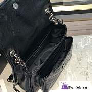 Fortok Saint Laurent Niki Bag Black 533037 22x16.5x12cm - 3