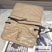 Fortok Saint Laurent Niki Bag Beige 533037 22x16.5x12cm - 3