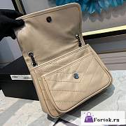 Fortok Saint Laurent Niki Bag Beige 533037 22x16.5x12cm - 2