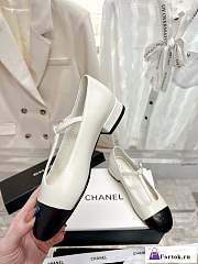 Fortok Chanel Loafer in White - 6