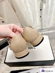 Fortok Chanel Loafer in Beige - 6
