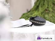 Fortok Chanel 23C Mini Pouch Black 16x16x5.5cm - 5