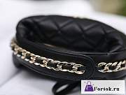 Fortok Chanel 23C Mini Pouch Black 16x16x5.5cm - 4