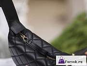 Fortok Chanel 23C Mini Pouch Black 16x16x5.5cm - 2