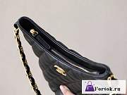 Fortok Chanel Hobo Bag Black 26x30x7cm - 6