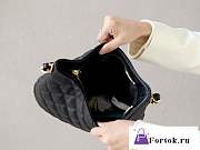 Fortok Chanel Hobo Bag Black 26x30x7cm - 5