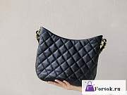 Fortok Chanel Hobo Bag Black 26x30x7cm - 4