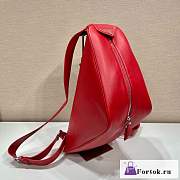 Fortok Prada Backpack in Red 43x19x24cm - 6