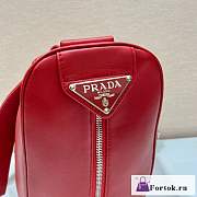 Fortok Prada Backpack in Red 43x19x24cm - 5