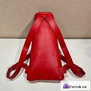 Fortok Prada Backpack in Red 43x19x24cm - 4