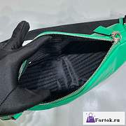 Fortok Prada Triangle Bag Green 26x14x12cm - 6