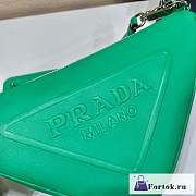 Fortok Prada Triangle Bag Green 26x14x12cm - 2