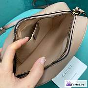 Fortok Gucci Marmont Matelasse Bag Beige 24x7x13cm - 6