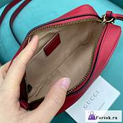 Fortok Gucci Marmont Matelasse Bag Red 18x6x12cm - 6