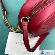 Fortok Gucci Marmont Matelasse Bag Red 18x6x12cm - 3
