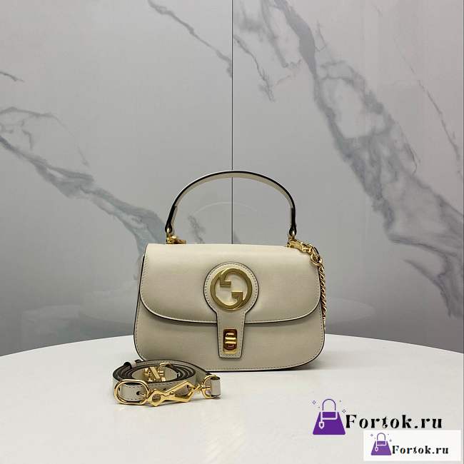 Fortok Gucci Blondie Bag White 735101 22.5×10×15cm - 1