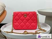 Fortok Chanel 23P Hobo Bag Red As3830 20x16x8cm - 1