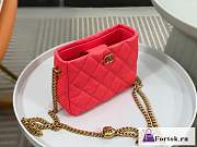 Fortok Chanel 23P Hobo Bag Red As3830 20x16x8cm - 4