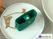 Fortok Chanel 23P Hobo Bag Green As3830 20x16x8cm - 6