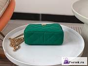 Fortok Chanel 23P Hobo Bag Green As3830 20x16x8cm - 5