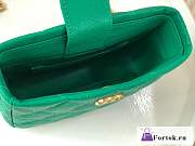 Fortok Chanel 23P Hobo Bag Green As3830 20x16x8cm - 4