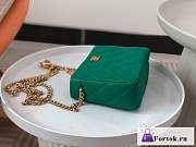 Fortok Chanel 23P Hobo Bag Green As3830 20x16x8cm - 2